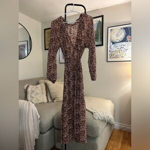 ASTR Size Small Floral Maxi Dress- comes with slip